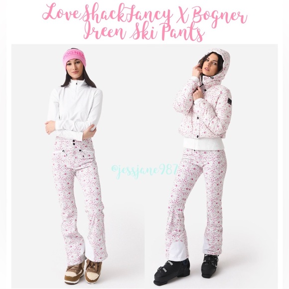 LoveShackFancy X Bogner Ireen Ski Snow Pants - Picture 1 of 5